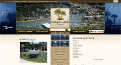 Desktop Screenshot of clearlakeshores-tx.gov